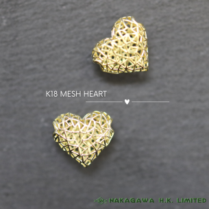 K18 MESH HEART 10mm